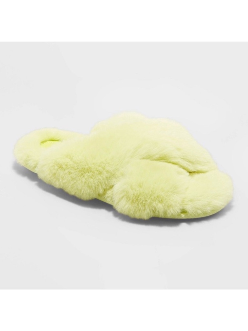 Women's Paris Crossband Fur Slippers - Stars Above